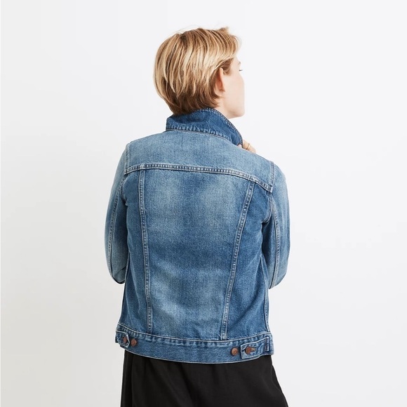 Madewell denim jacket Pinter medium wash jean jacket - Picture 2 of 5
